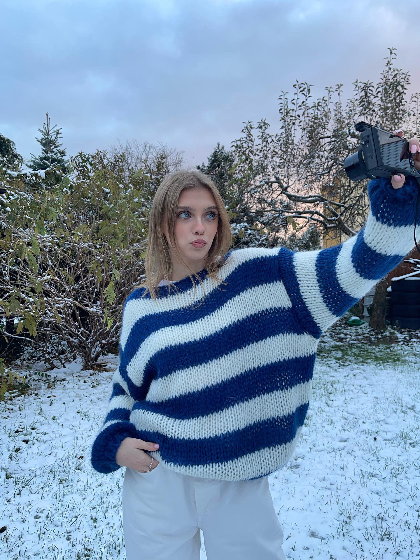 Sophie | Olympia Knit Námořnická topy