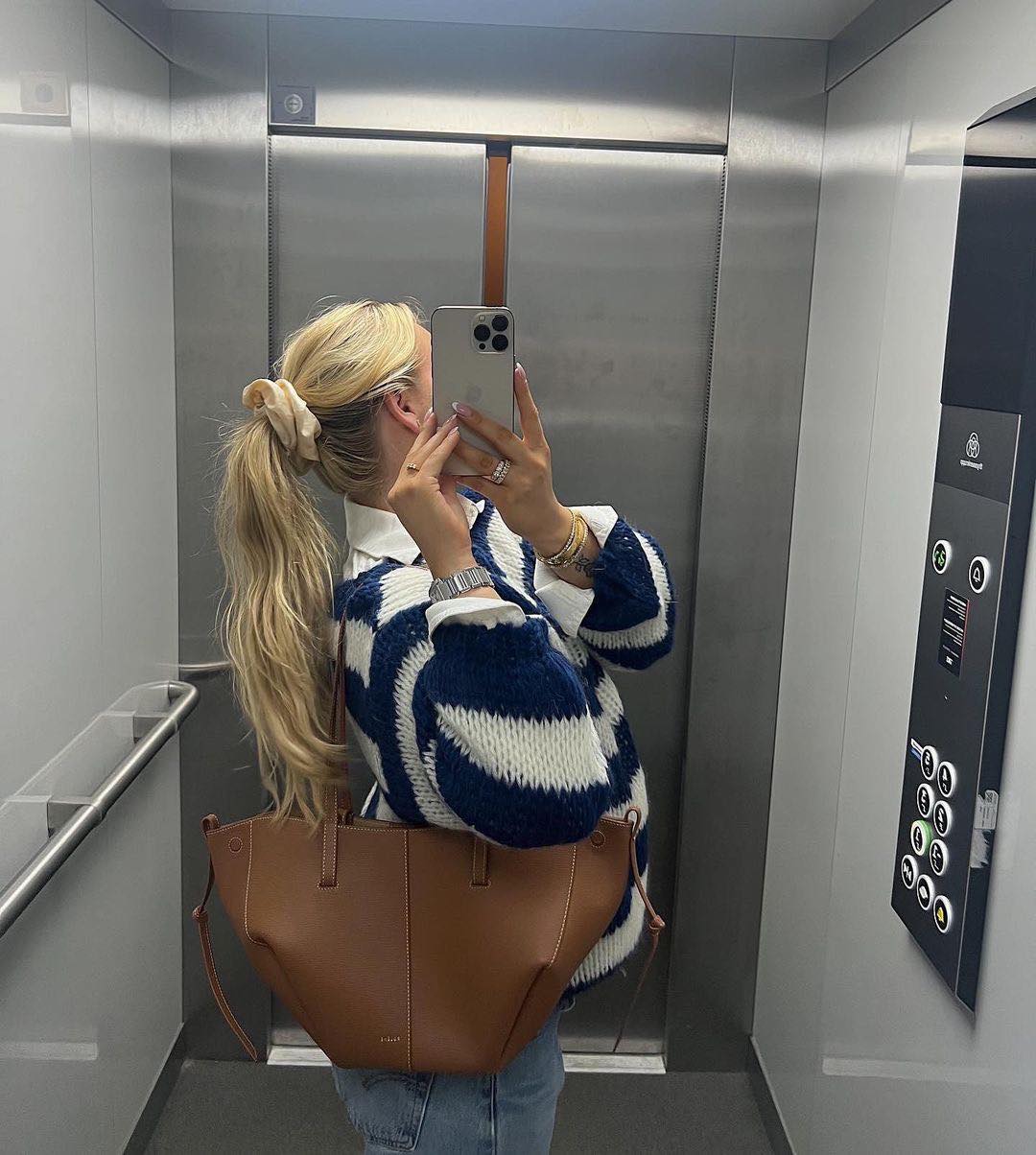 Sophie | Olympia Knit Námořnická topy