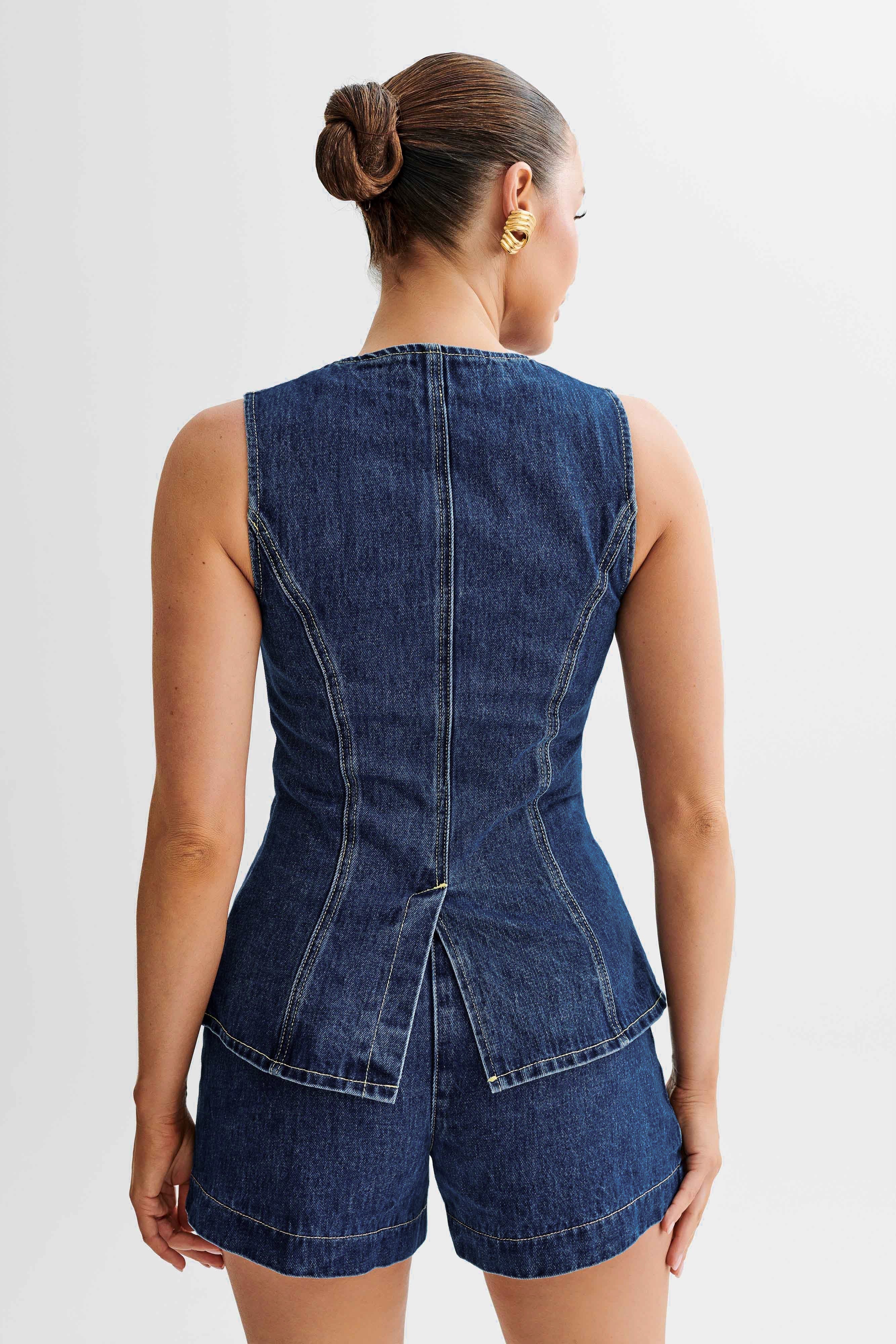 Mila | Denim Set topy