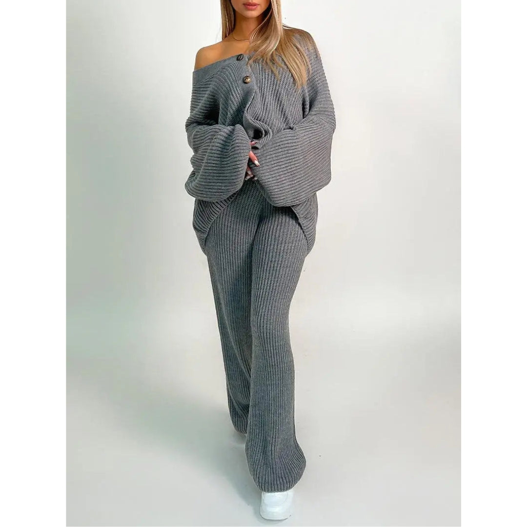Livia | Luxusný pletený set topy