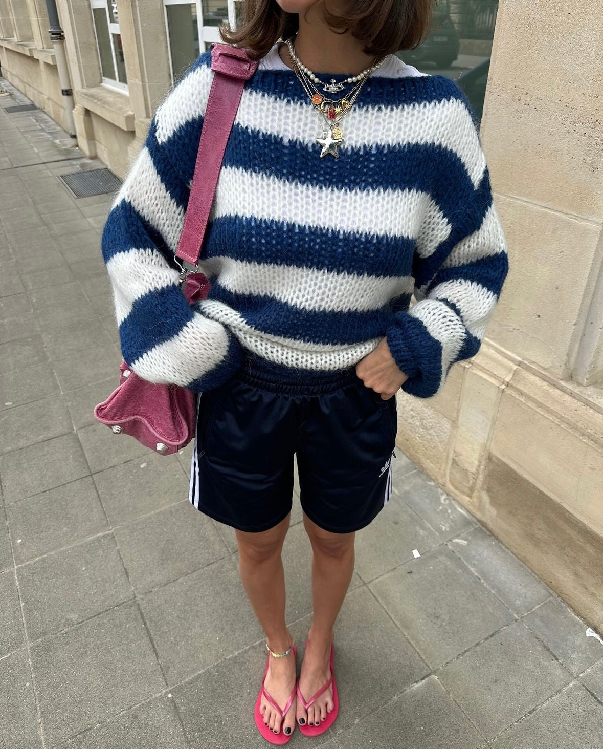 Sophie | Olympia Knit Námořnická topy
