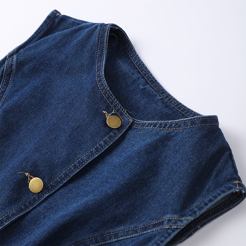 Mila | Denim Set topy