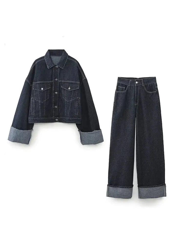 Jade | Denim Set topy