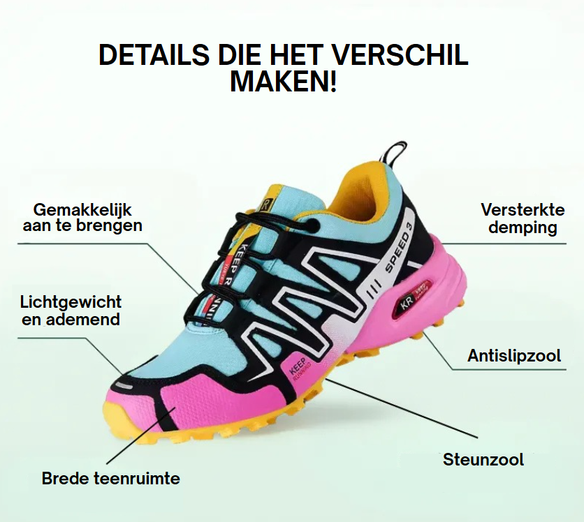 OrthoTrail™ | Ortopedické pohodlné turistické topánky pre dámy